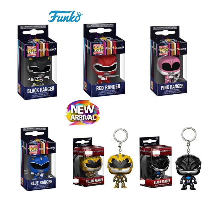 Model Kit Power Rangers - Funko Pop POWER RANGERS gantungan kunci
