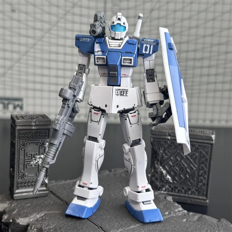 Model Kit Gundam Wing - HG GTO 1/144 GM White Dog