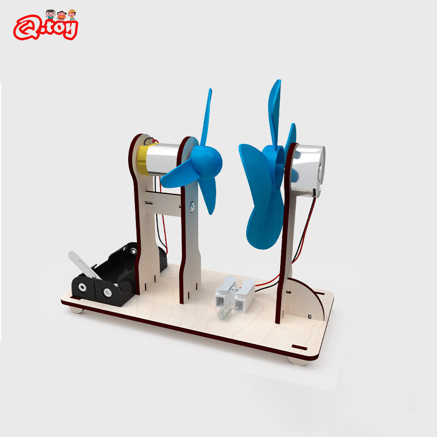 Model Kit China - Model Generator penggerak angin DIY, arloji