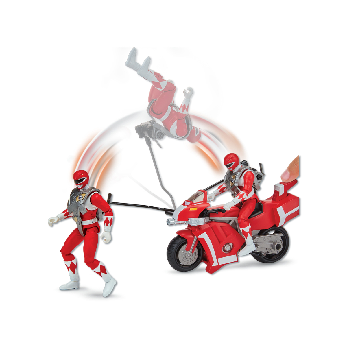 Model Kit Power Rangers - Mighty Morphin Power Rangers Tyrannosaurus Battle