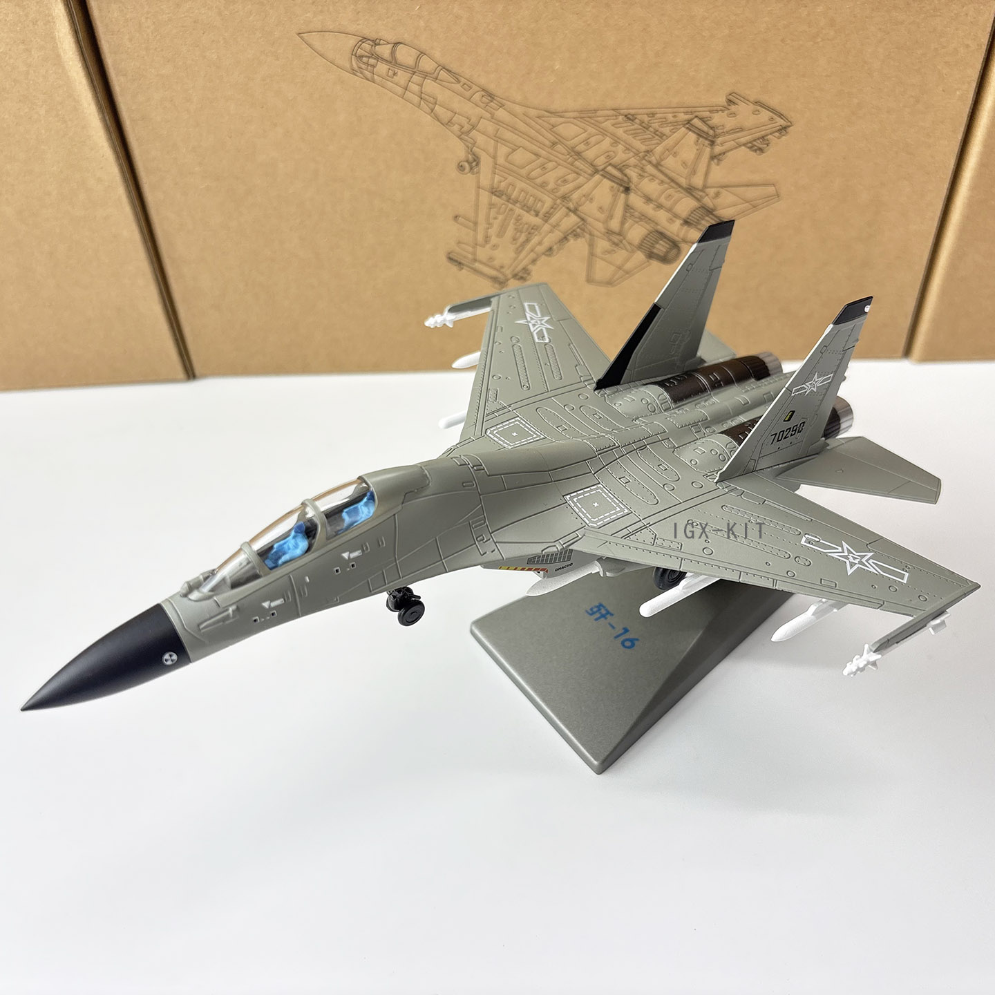 Model Kit China - Skala 1:100 Angkatan Udara Tiongkok J16