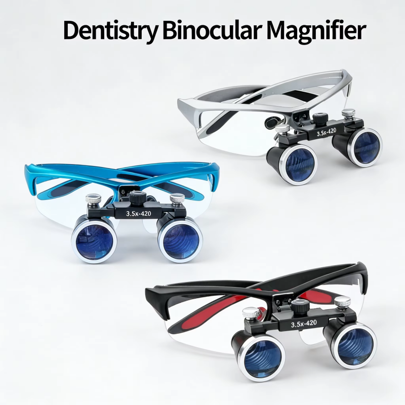 Magnifier With Light - Pembesar Binokular Kedokteran Gigi Ultra-ringan 3.5X