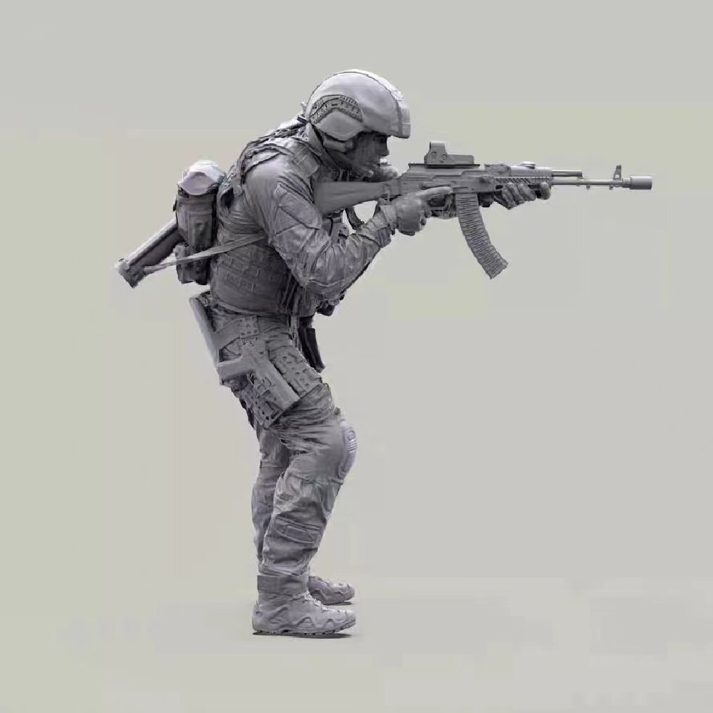 Model Kit Entry Grade - Kit model 1:35, resin Modern tentara