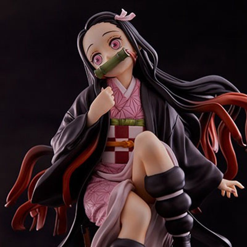 Model Kit Kaiju No 8 - Kamado Nezuko mainan Model duduk tokoh