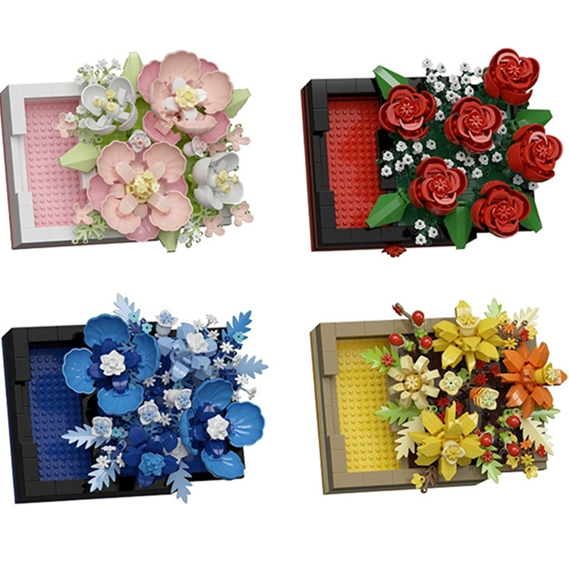 Model Kit Expert - DIY 3D Terkenal Rose Hibiscus Abadi