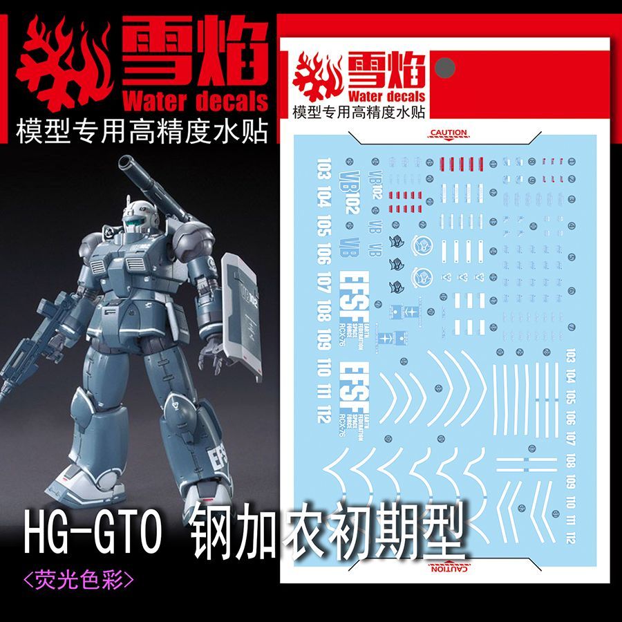 Model Kit Hg - Stiker Model Presisi Tinggi Stiker Seluncuran