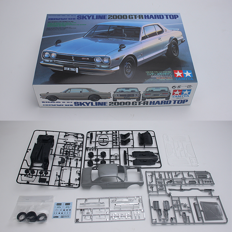Model Kit Nissan Skyline - TAMIYA Model Kit Plastik 24194 Mobil