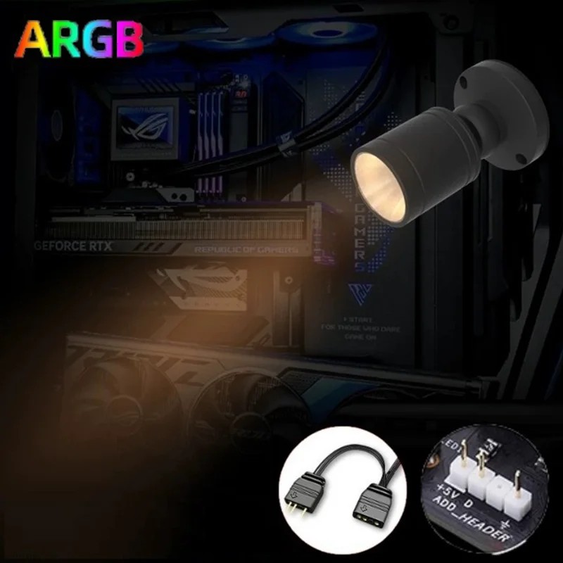 Lampu Sorot LED Mini QITU 1W 3 - Model Kit Display Case ulasan dan harga