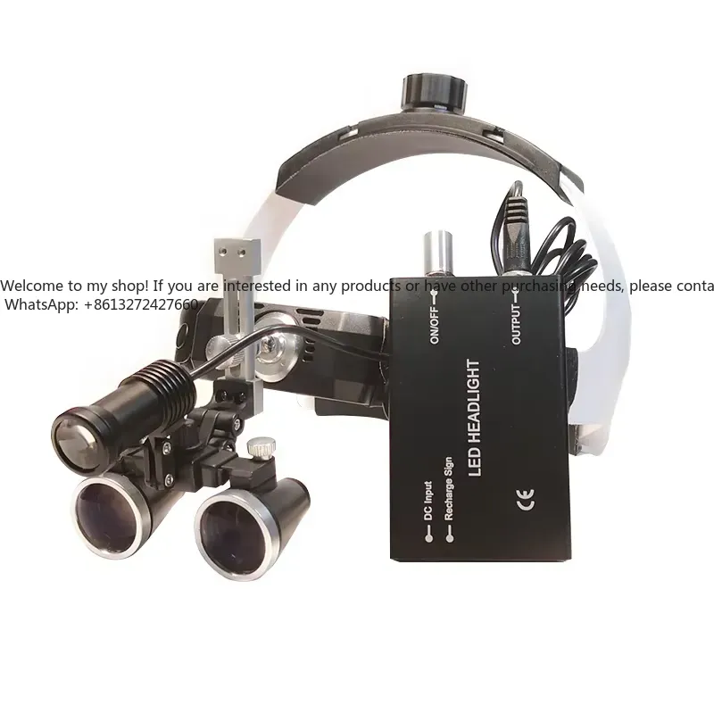 Kaca Pembesar Bedah Binokular  - Magnifier With Light ulasan dan harga