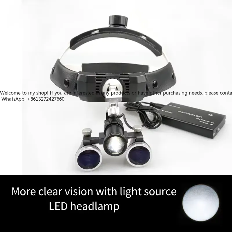 Kaca Pembesar Bedah Binokular  - Magnifier With Light ulasan dan harga