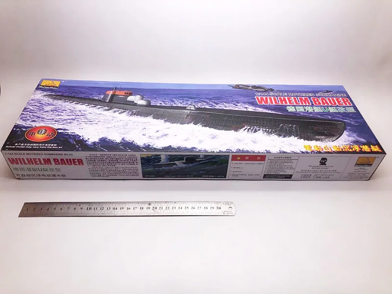 1/144 WWII kapal selam Jerman  - Model Kit Entry Grade ulasan dan harga