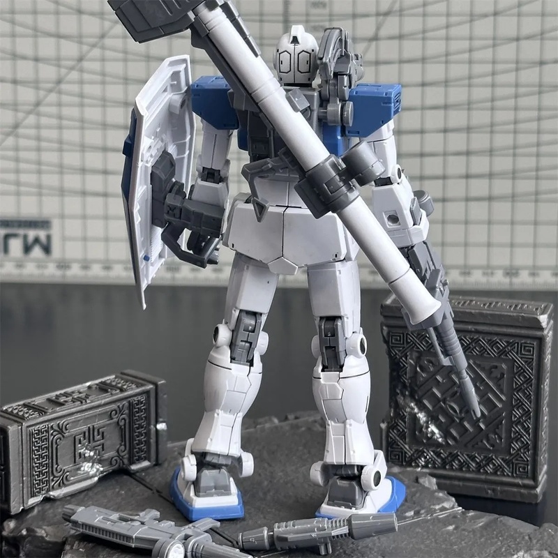 HG GTO 1/144 GM White Dog Team - Model Kit Gundam Wing ulasan dan harga