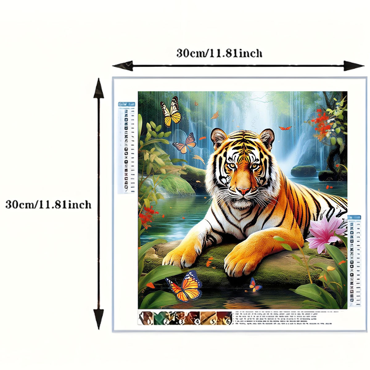 1 Set Lukisan Berlian Tiger Ki - Model Kit Tank ulasan dan harga