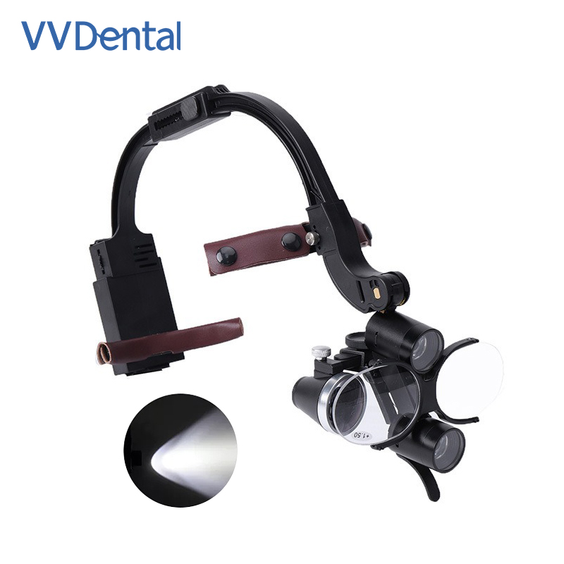 Lampu Kepala LED Gigi 2,5X 3,5 - Magnifier With Light ulasan dan harga