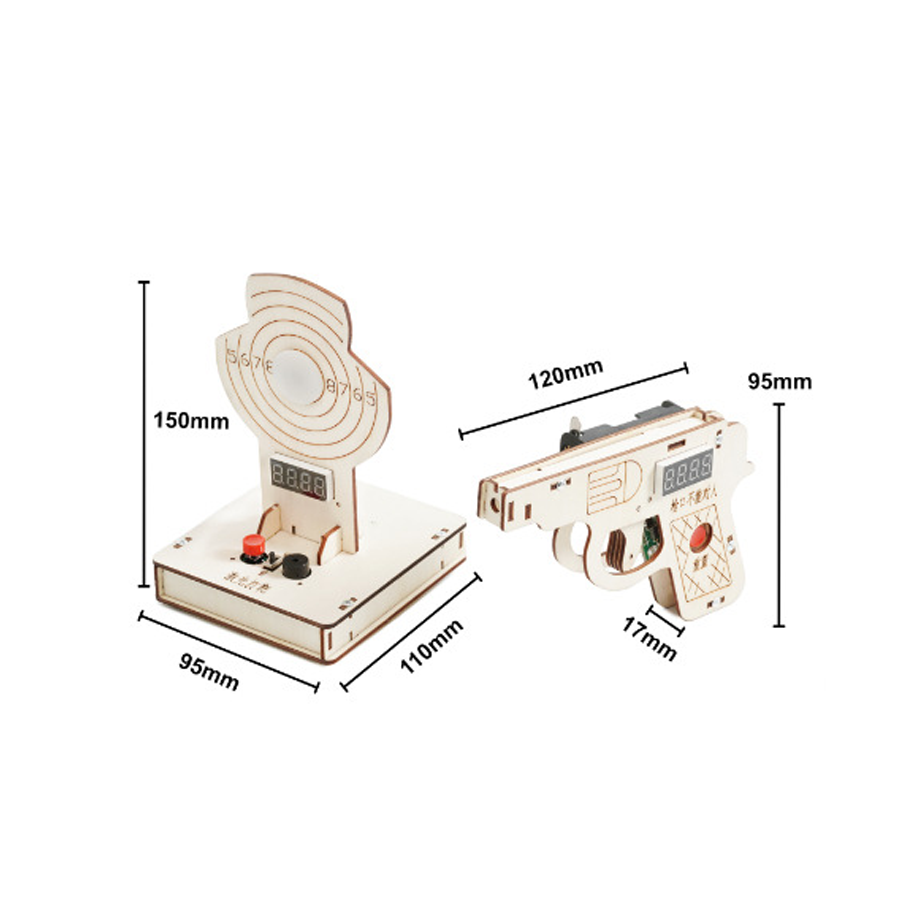 DIY Laser Target Menembak Pera - Model Kit China ulasan dan harga