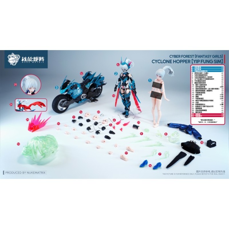 【Tersedia】NUKE MATRIX Cyber ​​ - Model Kit Nuke Matrix ulasan dan harga