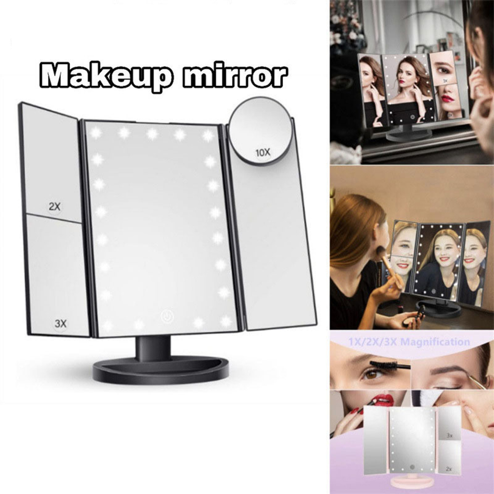 Cermin Rias Lipat Kamar Mandi, - Magnifier With Light ulasan dan harga