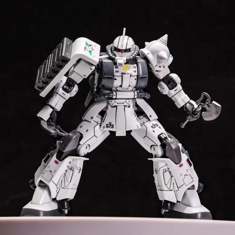GTO ZAKU II White Wolf Shin Ma - Model Kit Gundam Wing ulasan dan harga