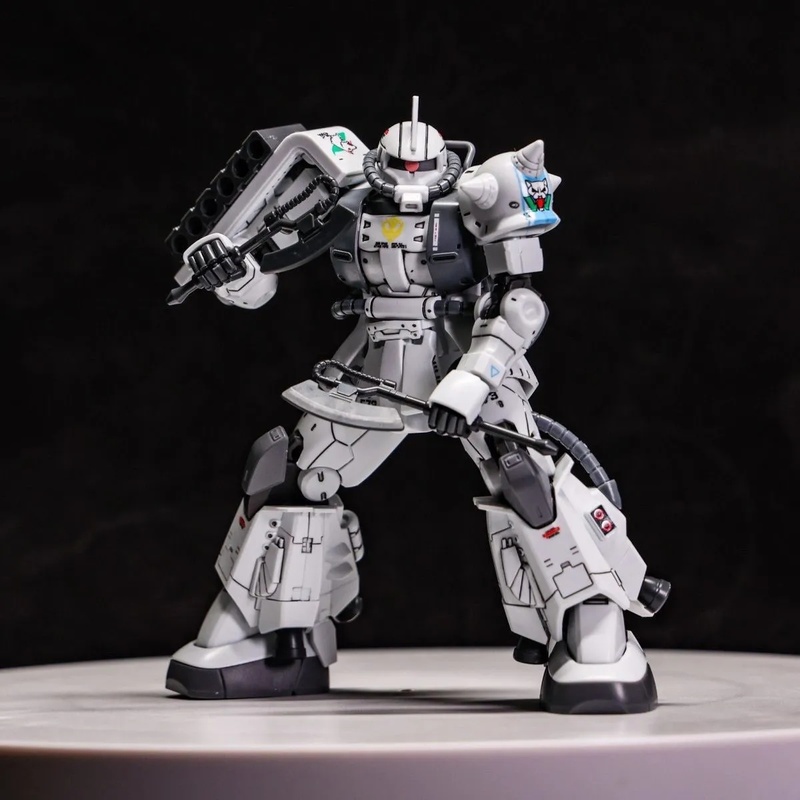 GTO ZAKU II White Wolf Shin Ma - Model Kit Gundam Wing ulasan dan harga
