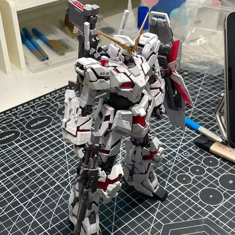 Tersedia Hg 1/144 Rx-0 Unicorn - Model Kit Gundam Wing ulasan dan harga