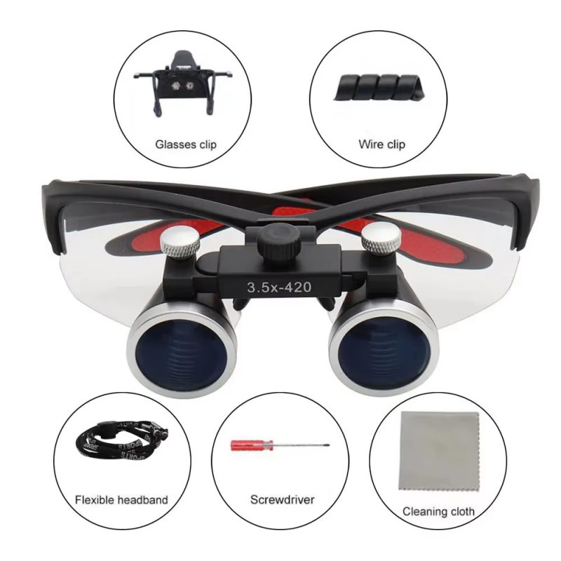 Pembesar Binokular Kedokteran  - Magnifier With Light ulasan dan harga