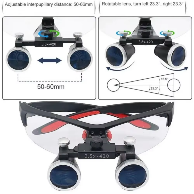 Pembesar Binokular Kedokteran  - Magnifier With Light ulasan dan harga