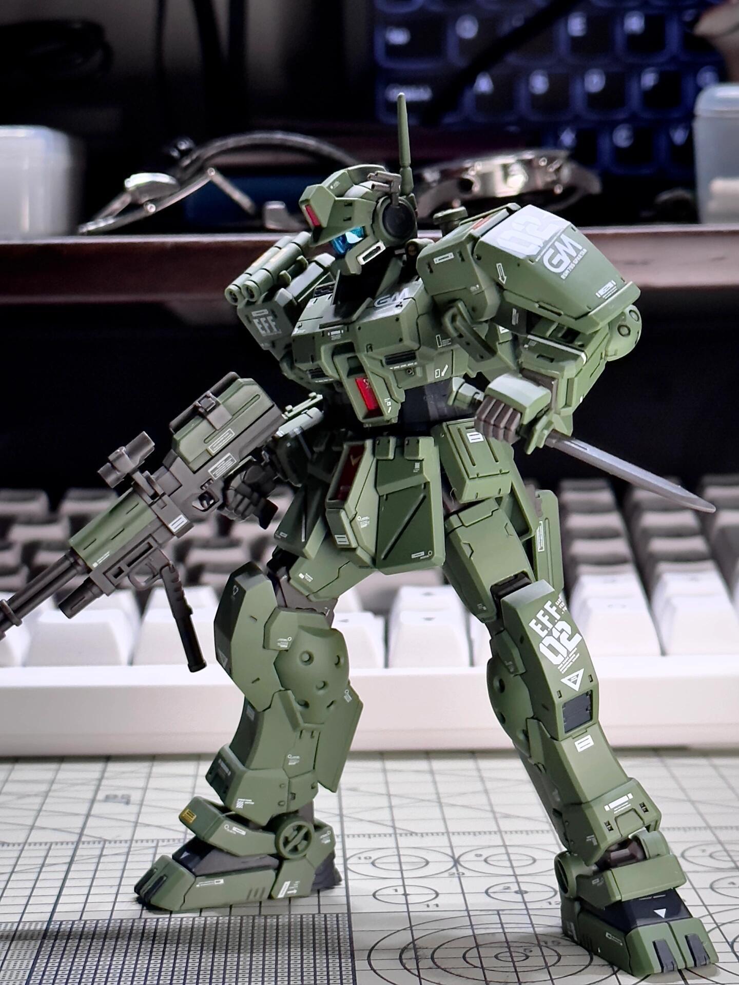 XFS HG 1/144 RGM-79S GM Sparta - Model Kit Keroro ulasan dan harga