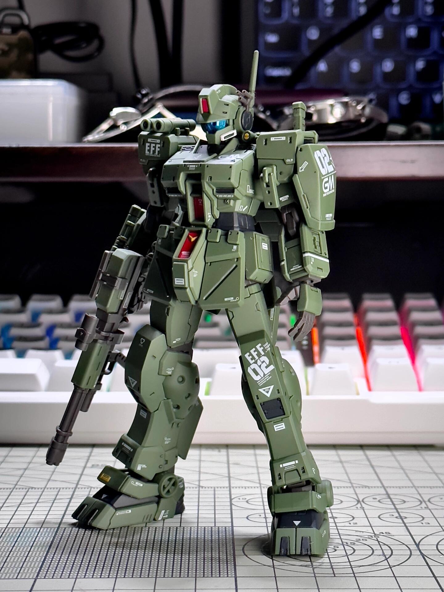XFS HG 1/144 RGM-79S GM Sparta - Model Kit Keroro ulasan dan harga