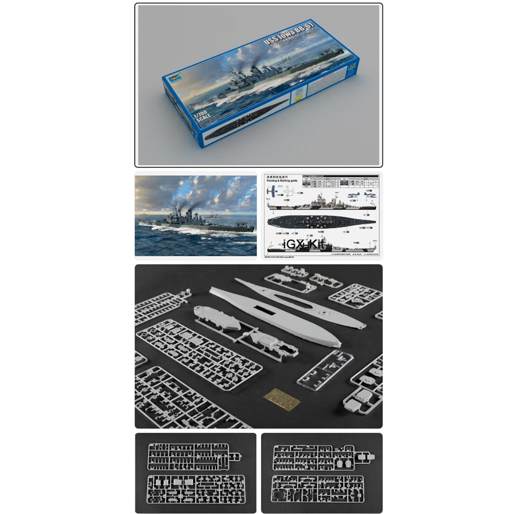 Trumpeter 06749 1/700 Skala US - Model Kit Uss Iowa ulasan dan harga