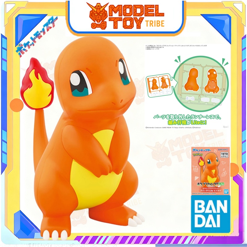 Tersedia di Jepang Bandai Orig - Model Kit Quick Charmander ulasan dan harga
