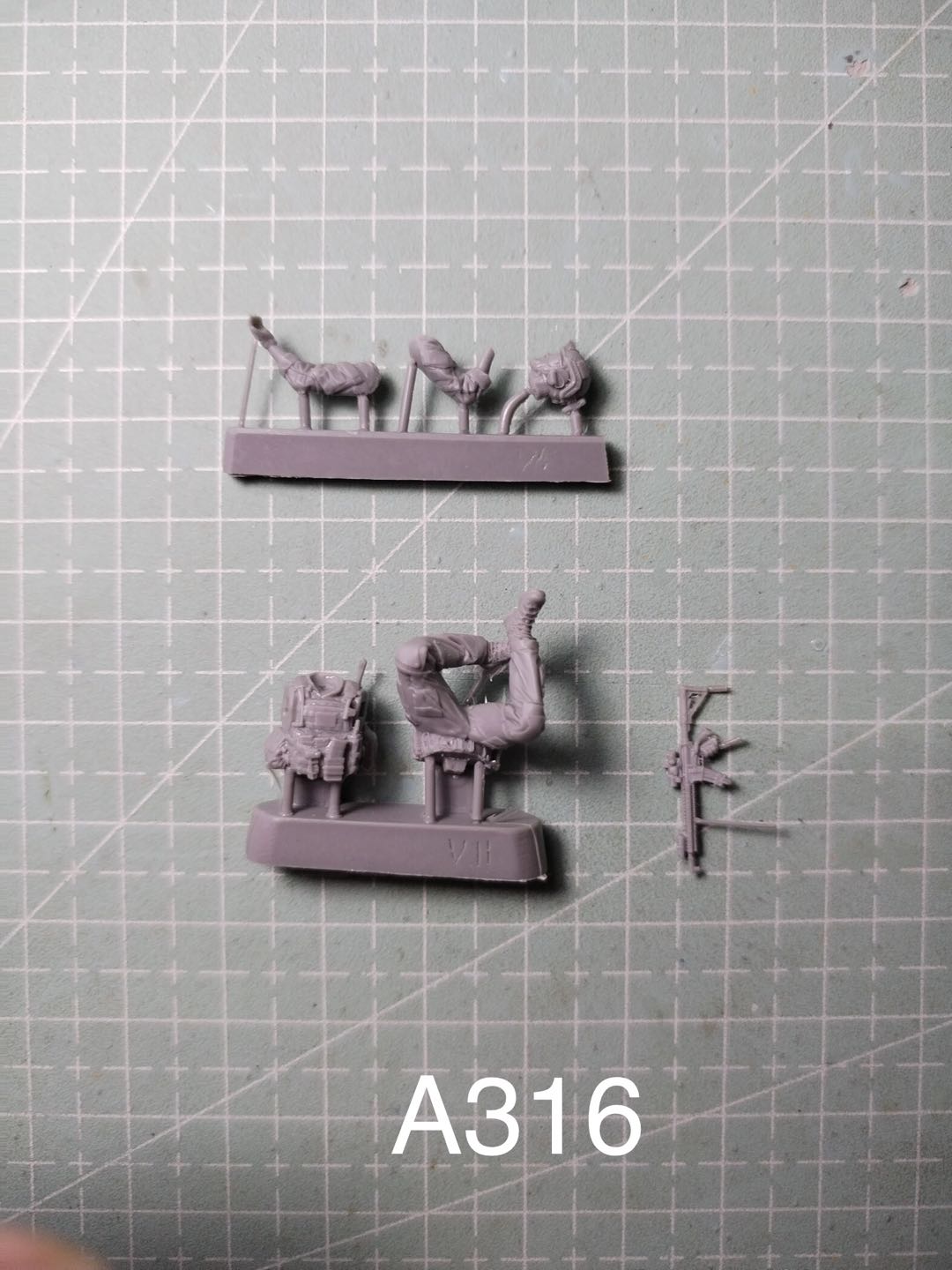 1/48 tokoh Model Resin GK, kit - Model Kit Entry Grade ulasan dan harga