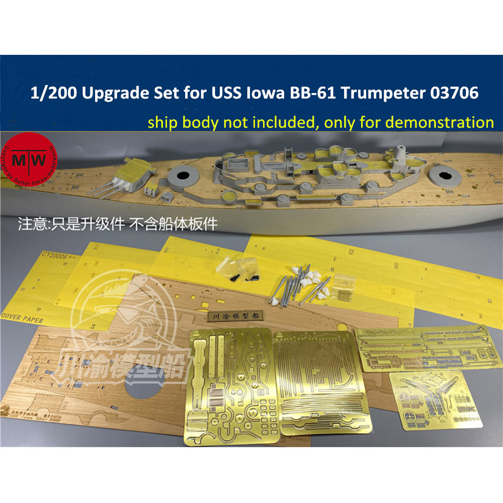 Set Peningkatan Skala 1/200 un - Model Kit Uss Iowa ulasan dan harga