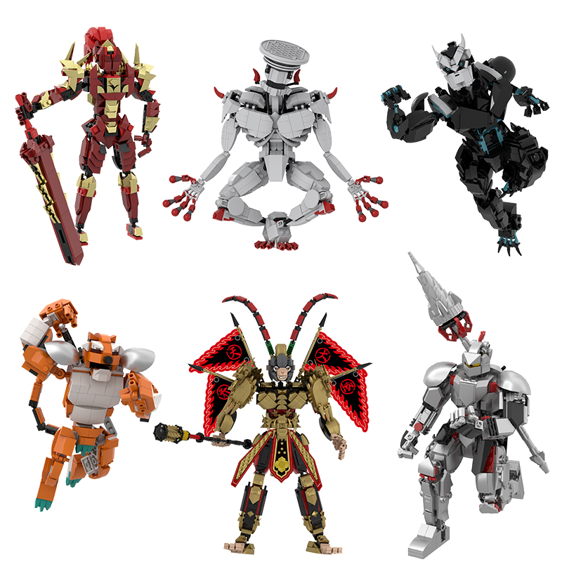 Seri Monster baru dirakit blok - Model Kit Kaiju No 8 ulasan dan harga