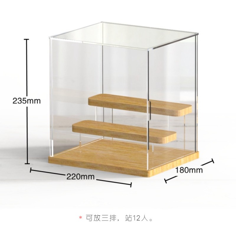 Kotak Display Akrilik dengan L - Model Kit Display Case ulasan dan harga