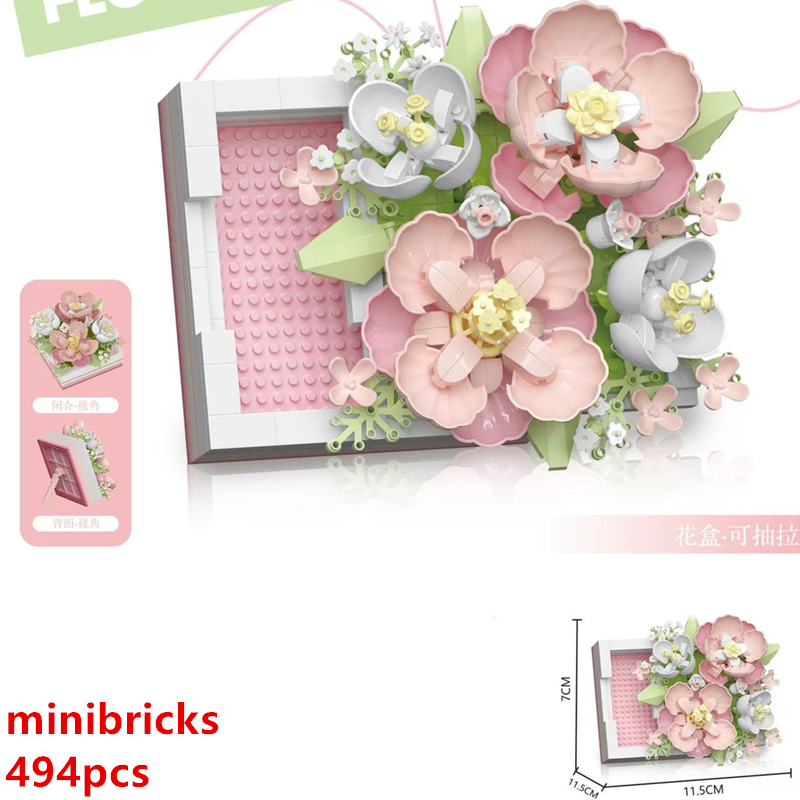 DIY 3D Terkenal Rose Hibiscus  - Model Kit Expert ulasan dan harga