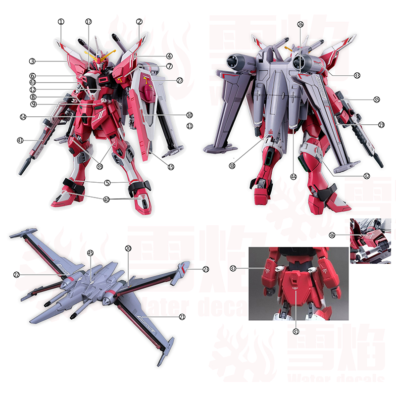 Model decal air Slide Decals a - Model Kit Hg ulasan dan harga