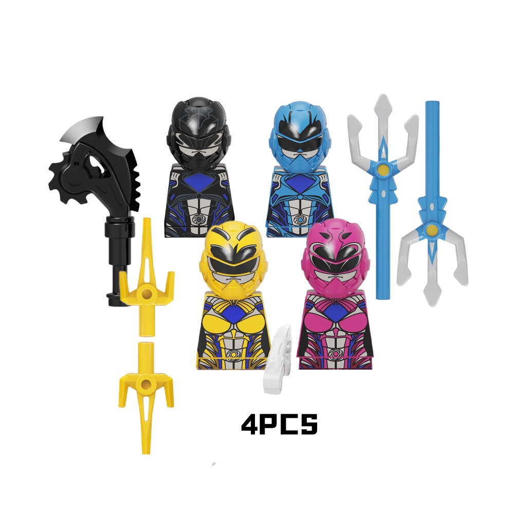 Blok Bangunan Mini Rangers Ber - Model Kit Power Rangers ulasan dan harga