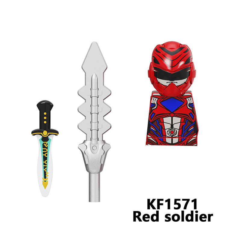 Blok Bangunan Mini Rangers Ber - Model Kit Power Rangers ulasan dan harga
