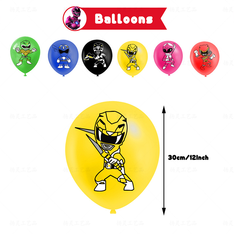 Dekorasi Ulang Tahun Anak Tema - Model Kit Power Rangers ulasan dan harga