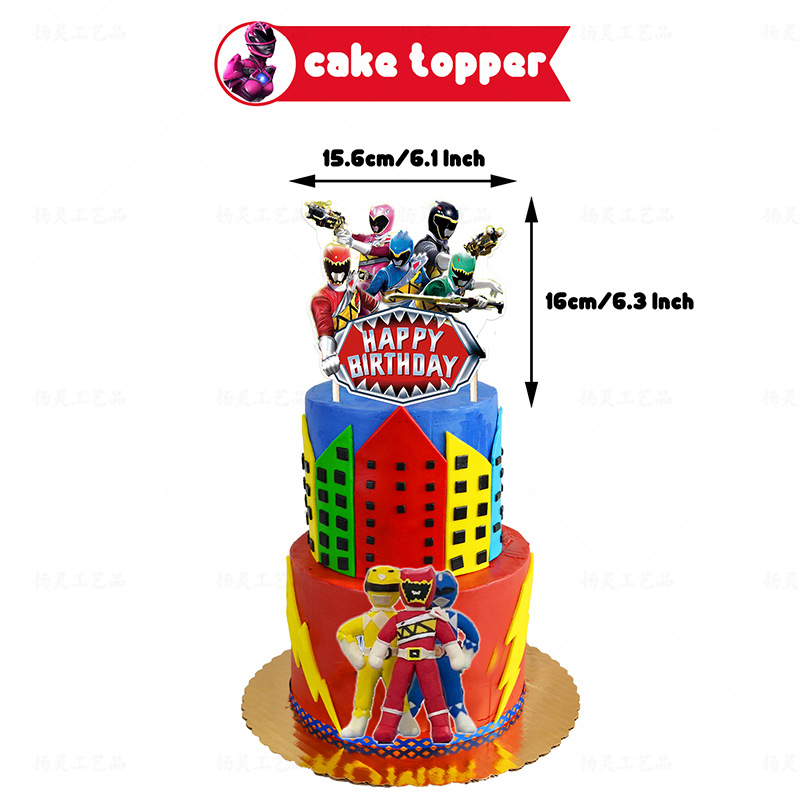 Dekorasi Ulang Tahun Anak Tema - Model Kit Power Rangers ulasan dan harga